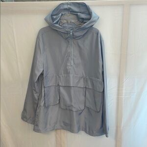 Light Blue Hooded Jacket